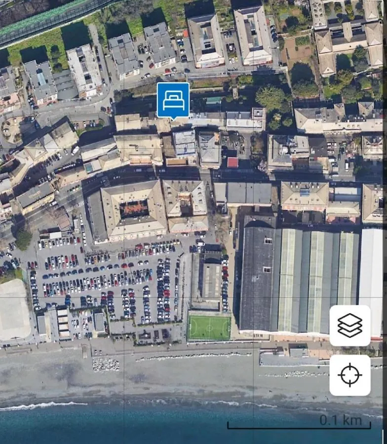 Apartament Bilocale Voltri Mare 4 Posti Genua 0*,  Włochy