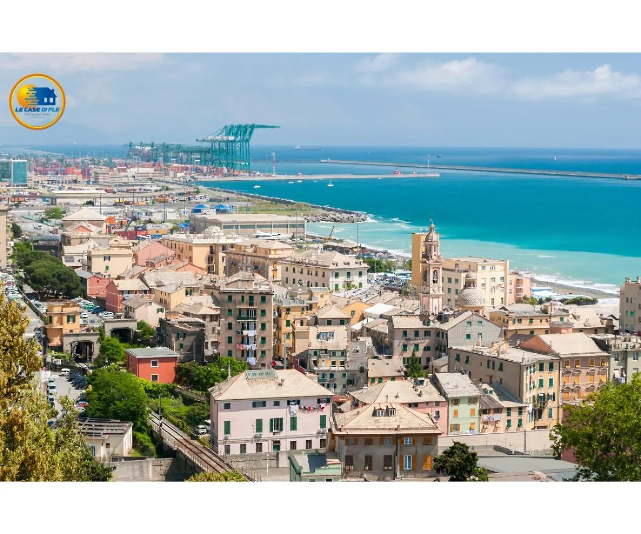 Apartament Bilocale Voltri Mare 4 Posti Genua Włochy
